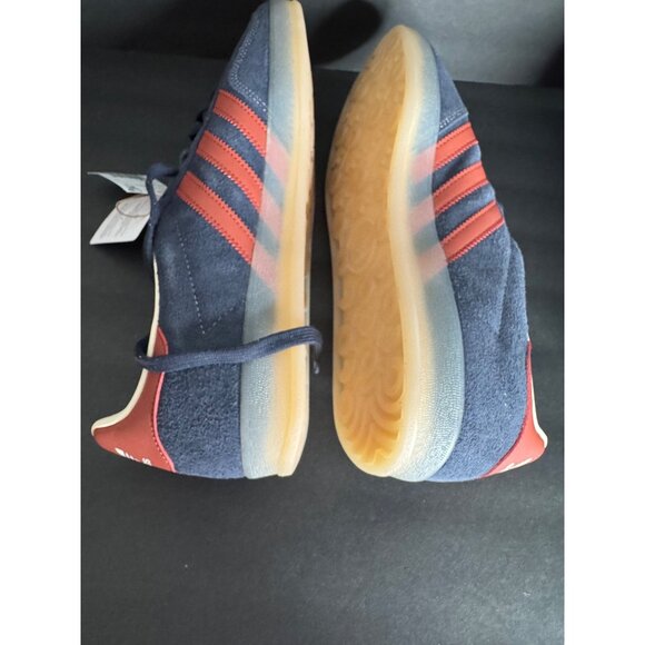 NEW Adidas Gazelle Indoor Sneaker Legend Ink Preloved Ruby White Men's US 12 - Picture 7 of 8